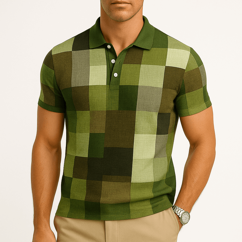 Callum Check Polo Shirt