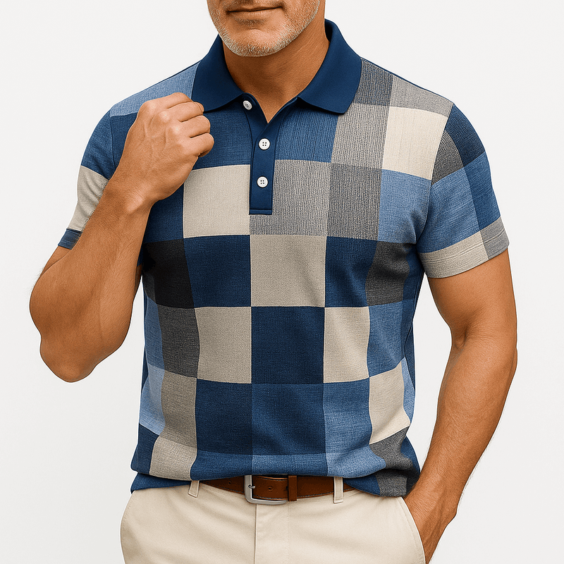 Callum Check Polo Shirt