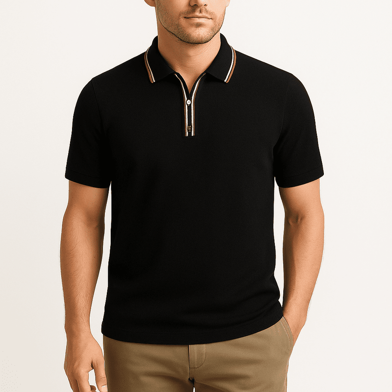 Theo Waffle Knit Polo